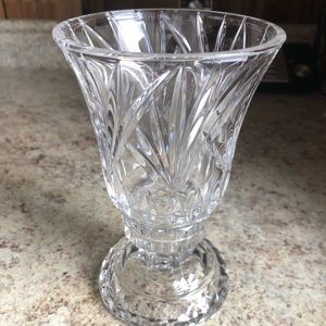 Crystal 2 piece candle holder